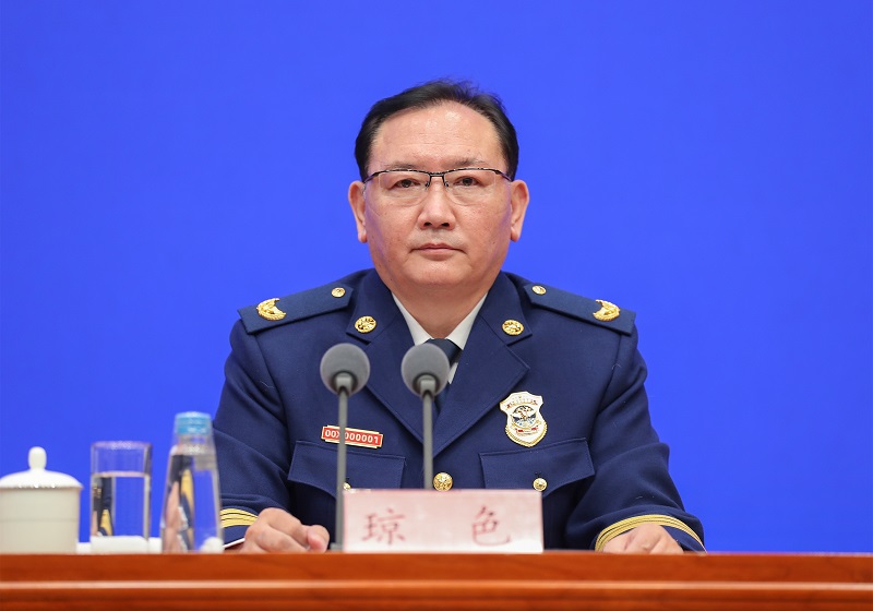 女人被插的视频网站应急部党组成员、消防救援局局长琼色出席新闻发布会